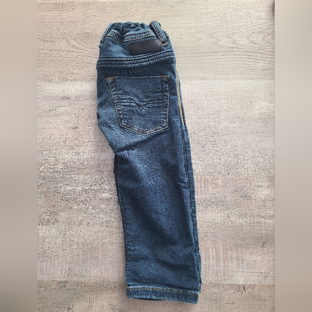 Diesel Kids Mid-rise Straight Leg Jeans